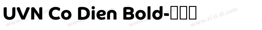 UVN Co Dien Bold字体转换